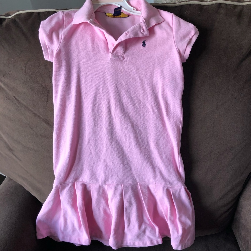 Pink Ralph Lauren polo dress.